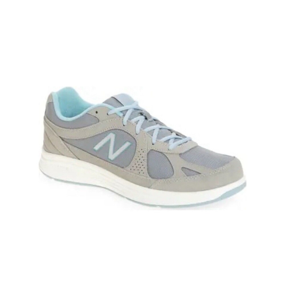 NB‎ New Balance 877 Womens 9.5 Gray Blue Walking Shoes Sneakers